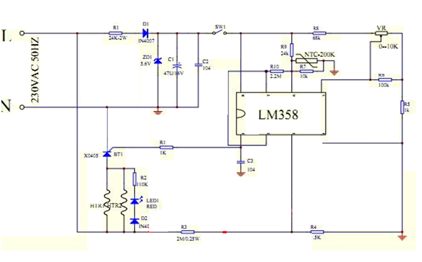 LM358_电源运算放大器芯片