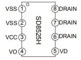 SD8525H管脚排列图