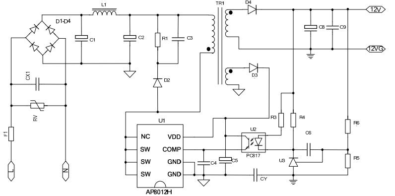 电磁炉ap8012电源芯片是否可以viper12a代换