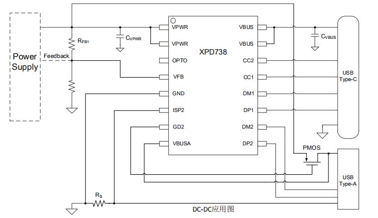 XPD738DP30 DC-DC应用电路图