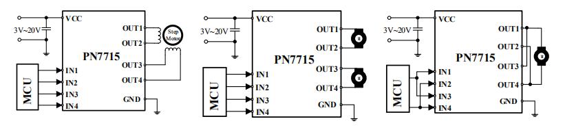 PN7715 15V摄像头驱动芯片电路图