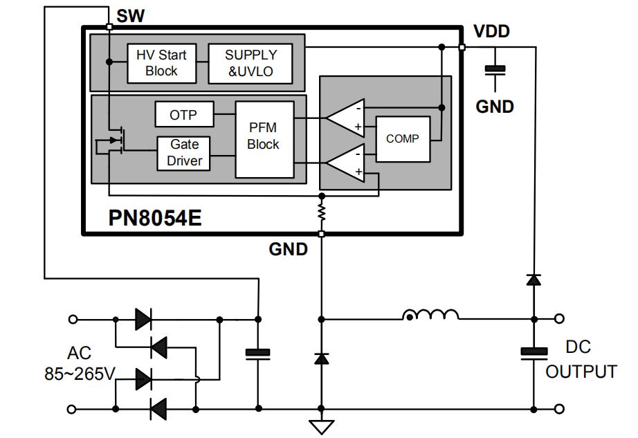 pn8054e电路图