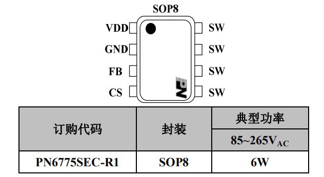 pn6775超低功耗芯片封装