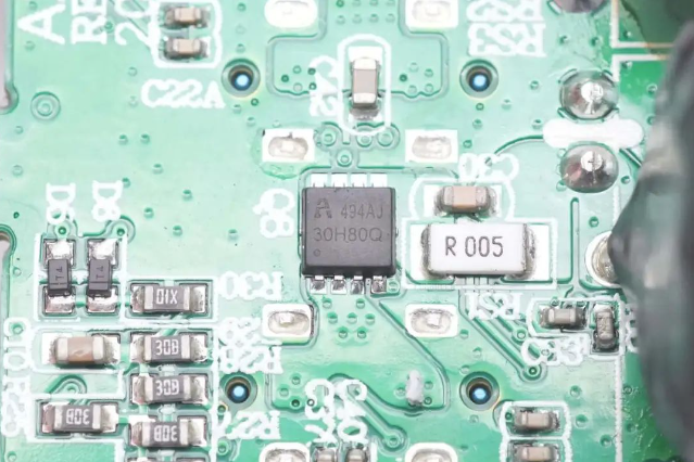 铨力AP30H80Q vbus开关MOS获得安克67W 2C1A氮化镓充电器采用